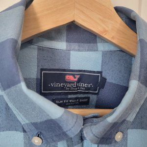 Gingham Vineyard Vines Men's Slim Fit Whale Button Down Shirt